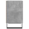 vidaXL Bedside Cabinets 2 pcs Concrete Grey 40x30x50 cm Engineered Wood