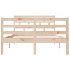 vidaXL Bed Frame without Mattress Small Double Solid Wood