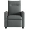 vidaXL Recliner Chair Reclining Dark Grey 69 x 86 x 100 cm Fabric