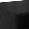 vidaXL Highboard Black Oak 50 x 42.5 x 185 cm Engineered Wood