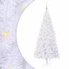 vidaXL Artificial Christmas Tree with Stand White 180 cm PVC and Steel