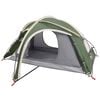 vidaXL Trekking Tent with Rainfly Water-Resistant 2-Person Green