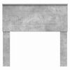 vidaXL Headboard with Headboard Concrete Grey 75 cm Engineered wood