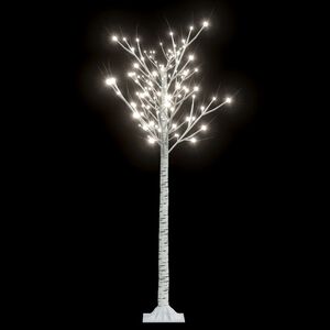 vidaXL Christmas Tree | White | Plastic | 1.5 metres | Christmas Tree | Other