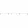 vidaXL Garden Fence with Spear Top Steel 1673x80 cm Black
