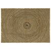 vidaXL Area Rug Natural and Black 140 x 200 cm Jute