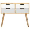vidaXL Sideboard 85x40x71 cm Solid Mango Wood