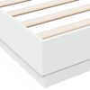 vidaXL Bed Frame without Mattress White 120x190 cm Small Double