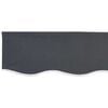 vidaXL Awning Replacement Fabric Anthracite 380 x 195 cm Polyester