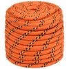 vidaXL Multipurpose Utility Rope 16 mm 250 m Orange PP