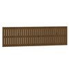 vidaXL Wall Headboard Honey Brown 204x3x60 cm Solid Wood Pine