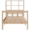 vidaXL Bookcase Bed without Mattress 90x190 cm Single Solid Wood Pine