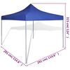 vidaXL Foldable Tent 3x3 m Blue