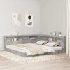 vidaXL Storage Headboard Concrete Grey 200 cm Engineered Wood