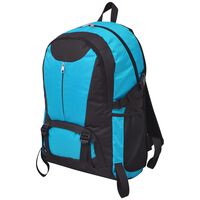 vidaXL Hiking Backpack 40 L Black and Blue