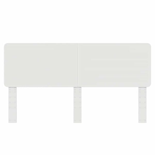 vidaXL Headboard with Headboard Gloss White 180 cm Engineered wood