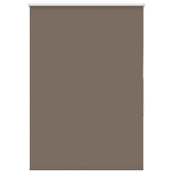 vidaXL Roller Blind Blackout Coffee 115x150 cm Fabric Width 110.7 cm Polyester