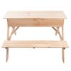Esschert Design 2-in-1 Kids Picnic Table/Sand Box