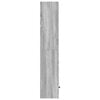 vidaXL Bookcase Grey Sonoma 31x24x127 cm Engineered Wood