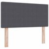 vidaXL Headboard with Headboard Dark Grey 100 cm Faux Leather
