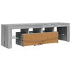 vidaXL TV Cabinet with LED Lights Grey Sonoma 140x36.5x40 cm