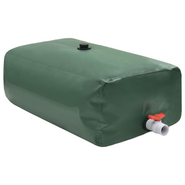 vidaXL Water Tank with Tap Foldable 1000 L PVC