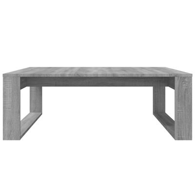 vidaXL Coffee Table Grey Sonoma 100x100x35 cm Engineered Wood