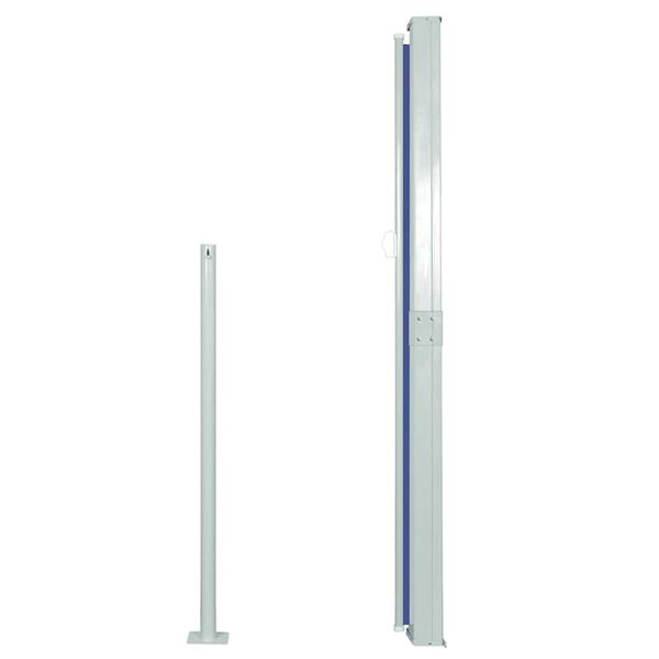 vidaXL Patio Retractable Side Awning 170x300 cm Blue