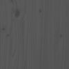 vidaXL Bed Headboard Grey 105.5x4x100 cm Solid Pine Wood