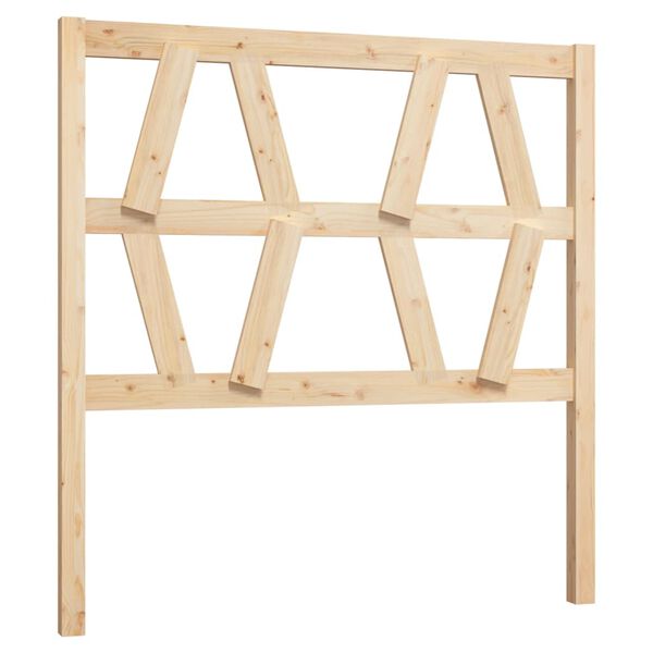 vidaXL Bed Headboard 81x4x100 cm Solid Wood Pine