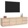 vidaXL TV Cabinet 176x37x47.5 cm Solid Wood Pine