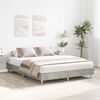 vidaXL Bed Frame No Mattress Concrete Grey 140x200 cm Engineered Wood