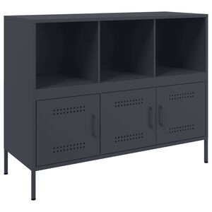 vidaXL Sideboard Anthracite 100.5x39x79 cm Steel