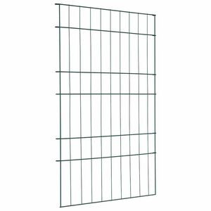 vidaXL Pond Fence Set 8 pcs 50 x 80 cm Steel Green