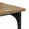 vidaXL Printer Stand Artisan Oak 50 x 40 x 38 cm Engineered Wood