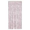 vidaXL Fly Curtain Silver Grey and Pink 90x200 cm Chenille