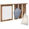 vidaXL Wall-Mounted Coat Rack Old wood 85 x 10 x 45 cm Engineered wood