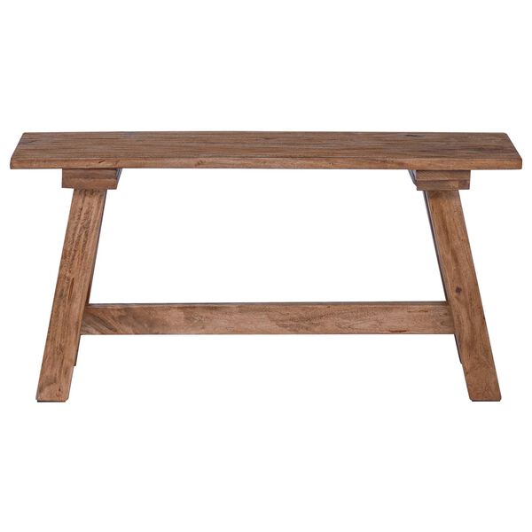 vidaXL Bench Natural 93 x 26 x 45 cm Mahogany Wood