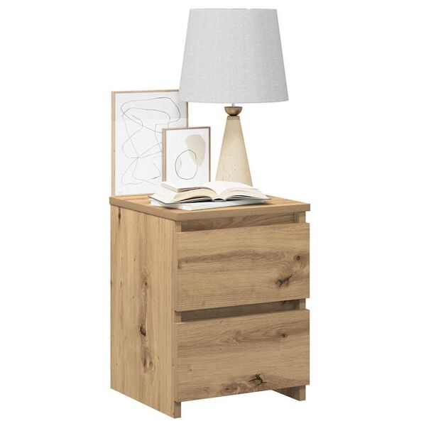 vidaXL Bedside Cabinets&nbsp;2 pcs Aritisan Oak 30x30x40 cm Engineered Wood