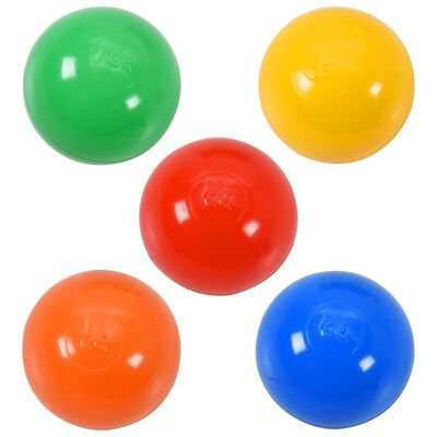 vidaXL Children Play Tent with 250 Balls Multicolour 255x80x100 cm
