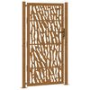 vidaXL Garden Gate 100x175 cm Weathering Steel Trace Design