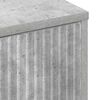 vidaXL Bathroom Cabinet Wall-mounted Concrete Grey 39 x 23.5 x 65 cm