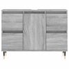 vidaXL Bathroom Cabinet Grey Sonoma 80x33x60 cm Engineered Wood