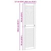 vidaXL Cabinet Door with Door 2 pcs Natural 140.5 x 2.1 x 39.5 cm