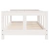 vidaXL Kids Bed Frame White 70x140 cm Solid Wood Pine