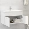 vidaXL Sink Cabinet White 80x38.5x46 cm Engineered Wood