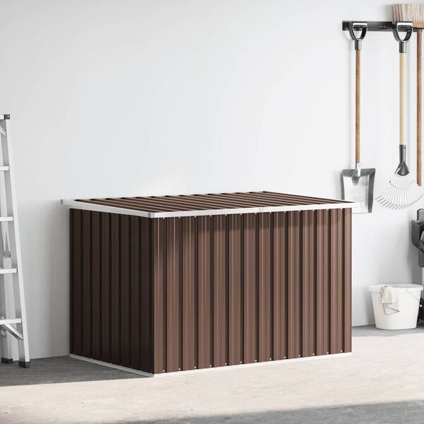 vidaXL Garden Storage Box Brown 149x99x93 cm