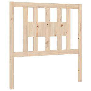 vidaXL Headboard 96x4x100 cm Solid Wood Pine