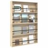 vidaXL Magazine Rack 2 pcs Sonoma Oak 100 x 12 x 70 cm Engineered Wood