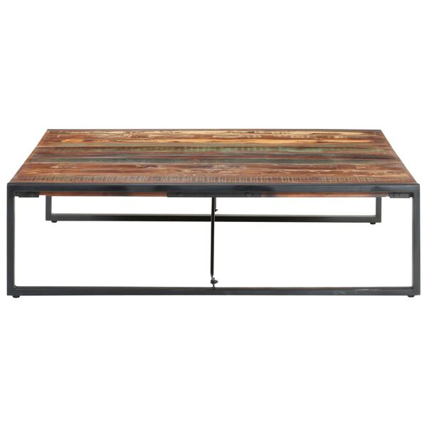 vidaXL Coffee Table 140x140x40 cm Solid Reclaimed Wood